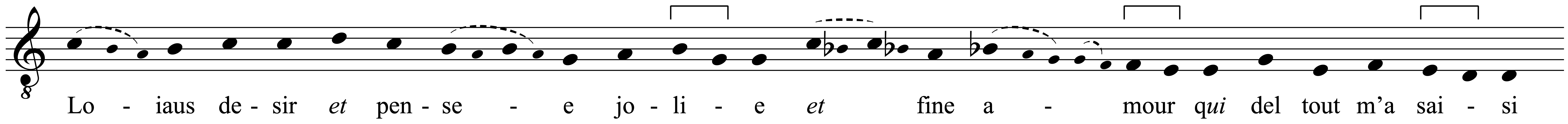 Work musical notation